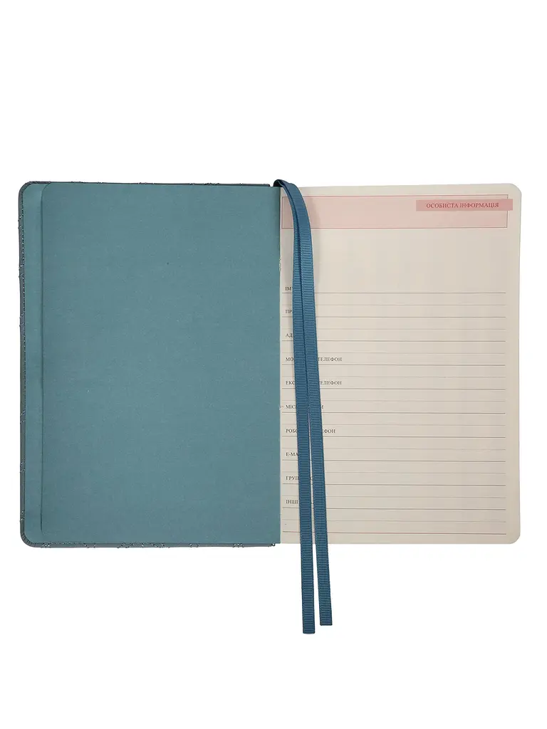 Щоденник А5 Leo Planner Vibe недатований димчасто-блакитний (252697) - фото 5