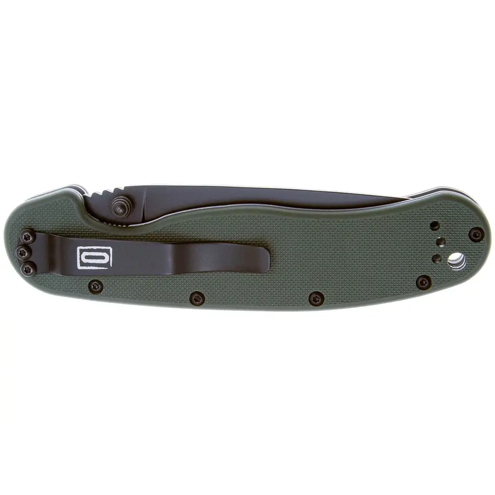 Нож Ontario Knife RAT I AUS-8 BB OD Green - фото 4
