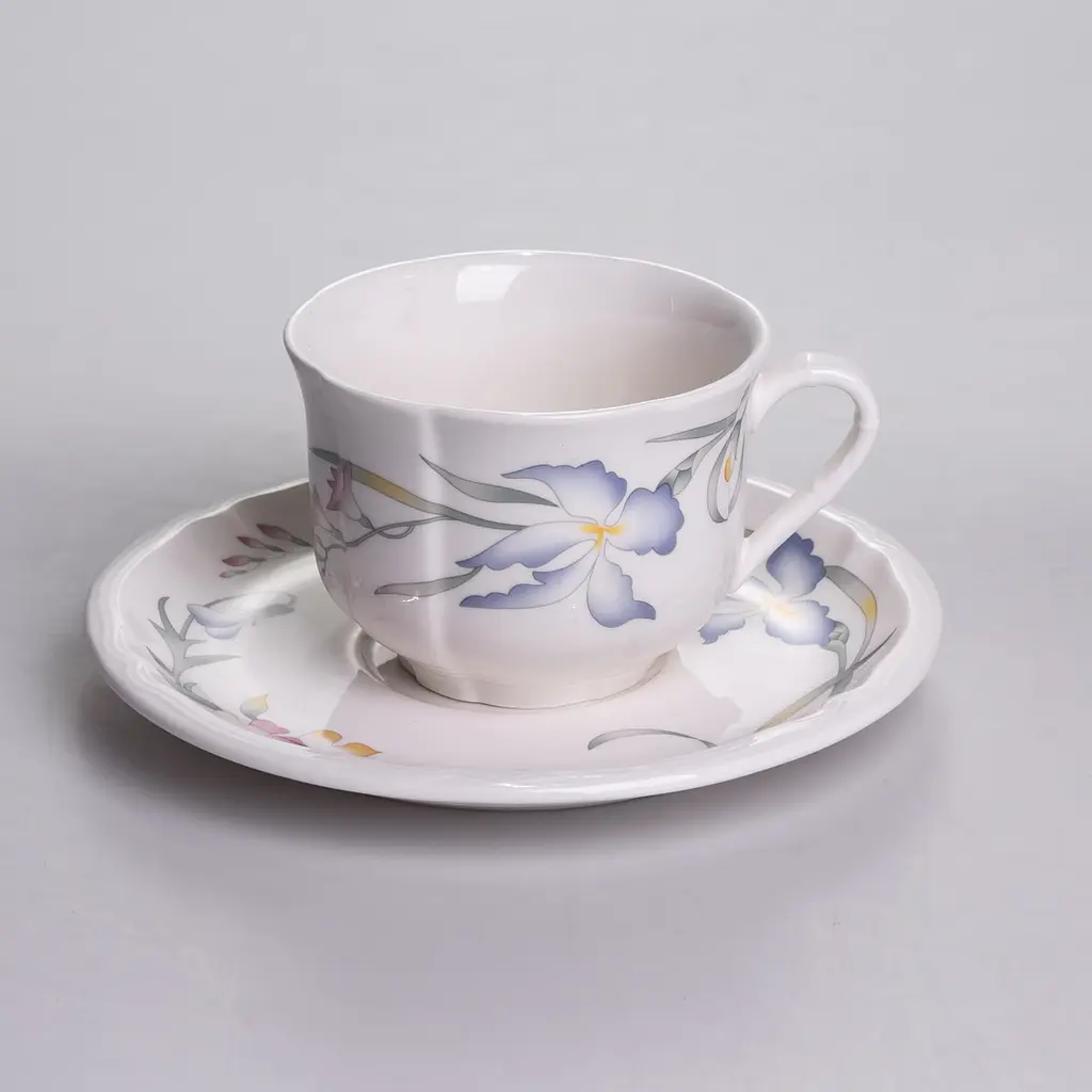 Столовий сервіз Yiwu Villeroy YY78-8A фарфоровий на 6 персон 32 предмети: тарілки, чашки, блюда - фото 4