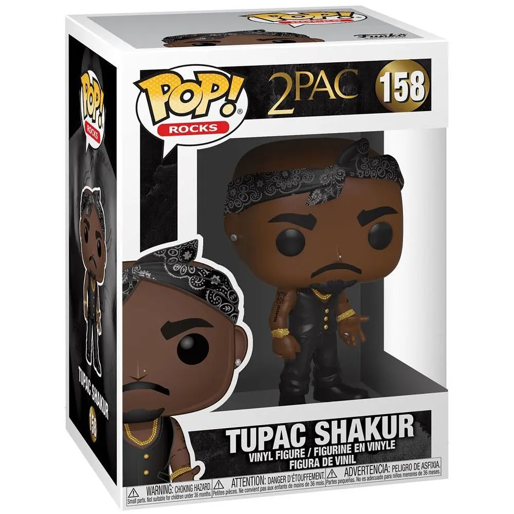 Фигурка Funko Pop Тупак Шакур 2PAC Tupac Shakur 10 см FP TS 158 - фото 2