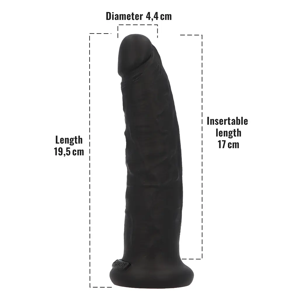 Фалоімітатор з ароматом лакриці Toyz4lovers Delicious Dildo Liquorice, 19.5 см - фото 4