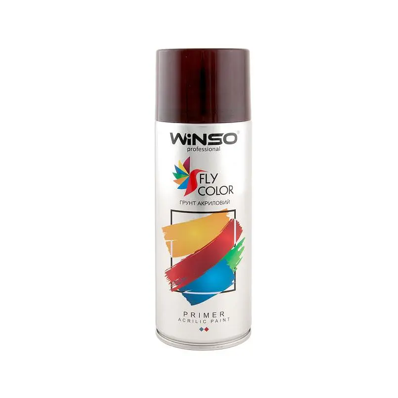 Грунт акриловий WINSO Spray багряно-червоний FLAME RED RAL3000 450мл 880120