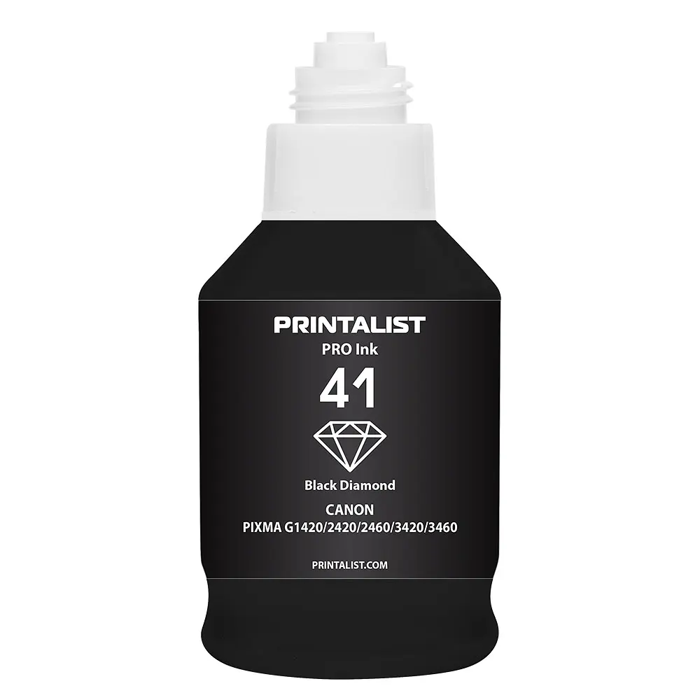 Чорнило PRINTALIST GI-41 для Canon Pixma G2420/3420 190г Black пігментне (PL41BP) - фото 2