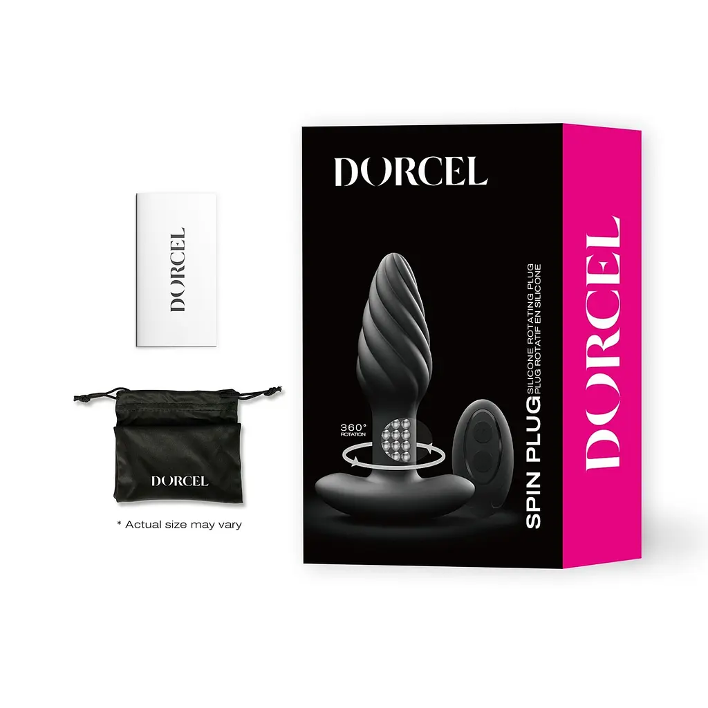 Анальна пробка з вібрацією та перловим масажем Dorcel Spin Plug Dorcel SO9019 97577 - фото 6