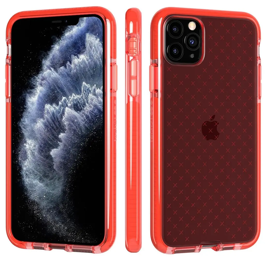 Протиударний чохол із антимікробним покриттям Tech21 Evo Check для iPhone 11 Pro Max (6.5") Coral My World - фото 2
