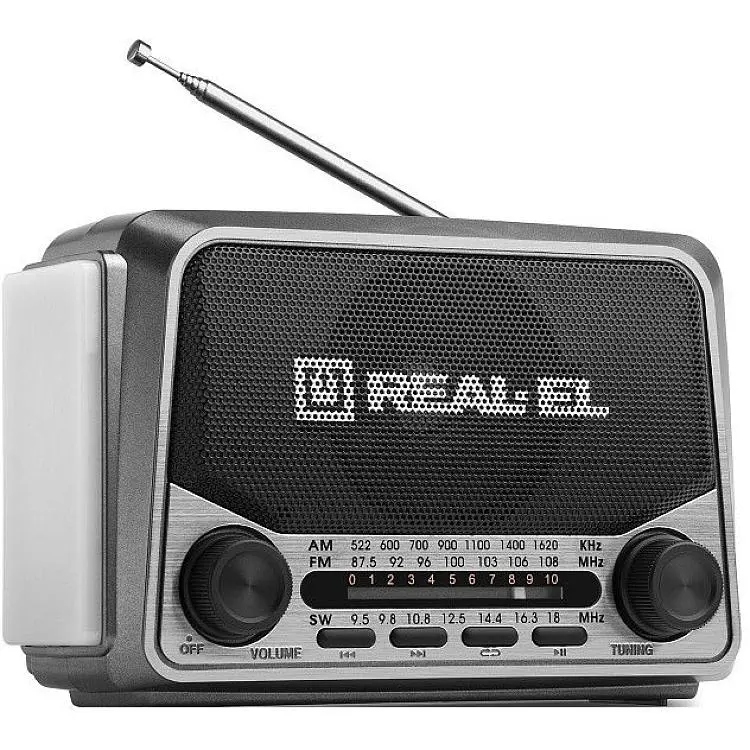 Портативний радіоприймач REAL-EL X-525 Grey (EL121800004)