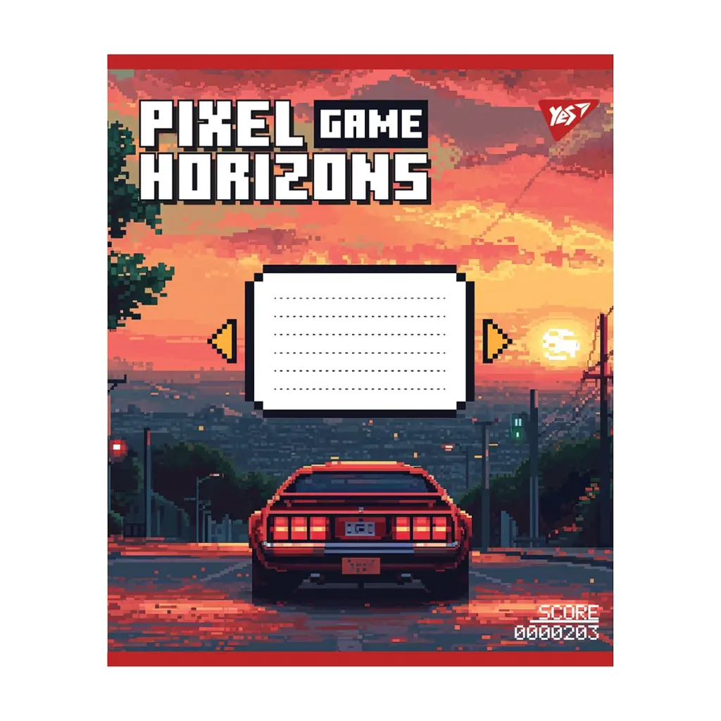 Зошит Yes Pixel game А5 12 аркушів лінія (767775), в асортименті - фото 3