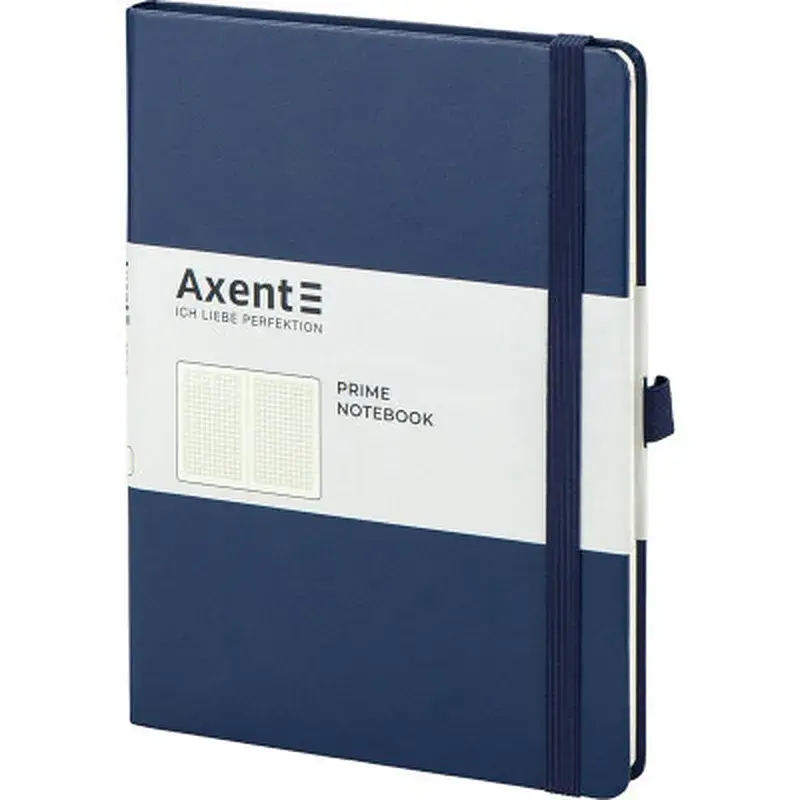 Блокнот Axent Partner Prime 145х210 мм A5 96 аркушів у клітинка Синій (8305-02-A) - фото 2