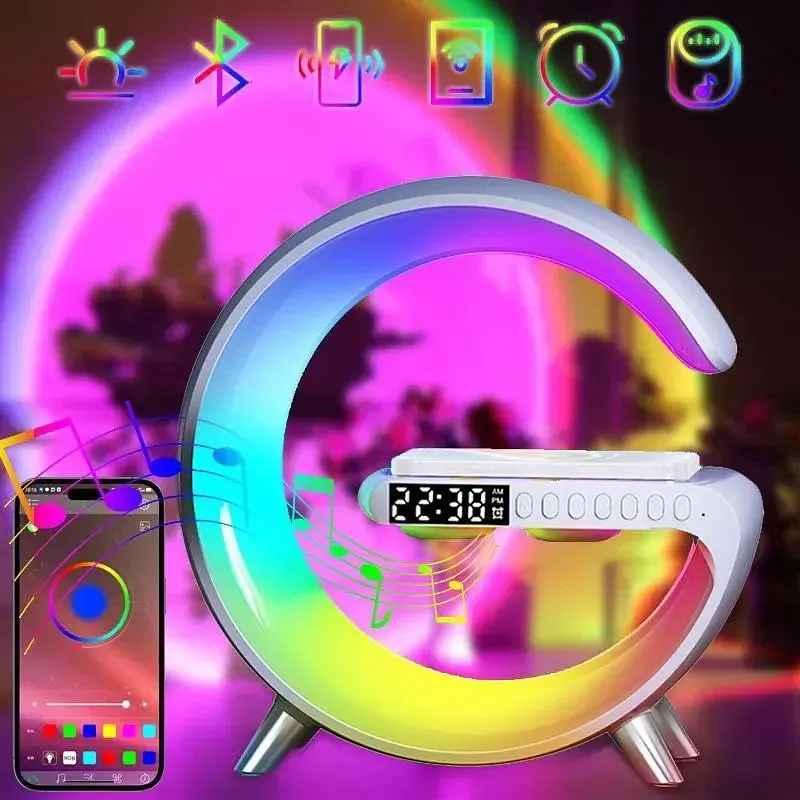 Настільна лампа XPRO з колоною RGB-підсвічуванням Bluetooth L39 (44588-_276) - фото 10