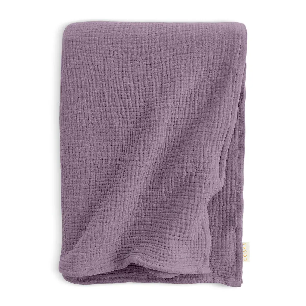 Дитяче простирадло муслін 110х160 LAVANDER COSAS (4822052231821)