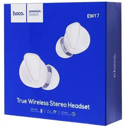 Бездротові навушники Hoco EW17 Amusement TWS white 38425 - фото 3