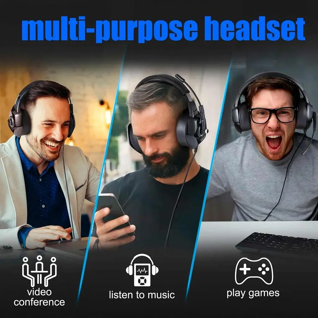 Наушники Onikuma Gaming with LED K6 - фото 3