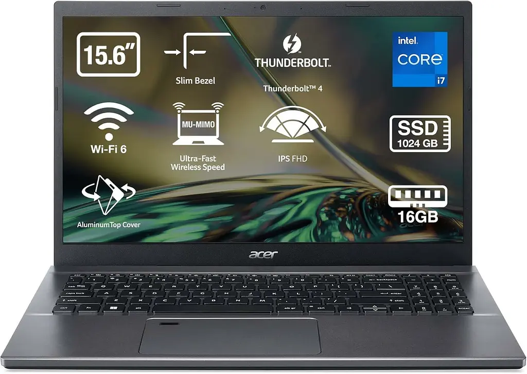 Ноутбук Acer Aspire 5 A515-57-701Q Steel Gray (NX.KN4ET.00D) - фото 2