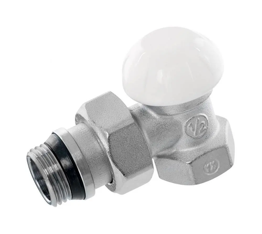 Комплект термостатический Giacomini R470FX033 ЭКО 1/2” угловой 2 крана + термоголовка 30412 - фото 4