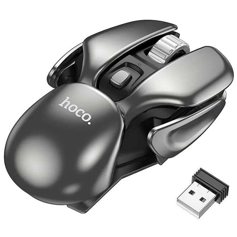 Миша ігрова Hoco DI43 Silent Click 2.4G Black - фото 4