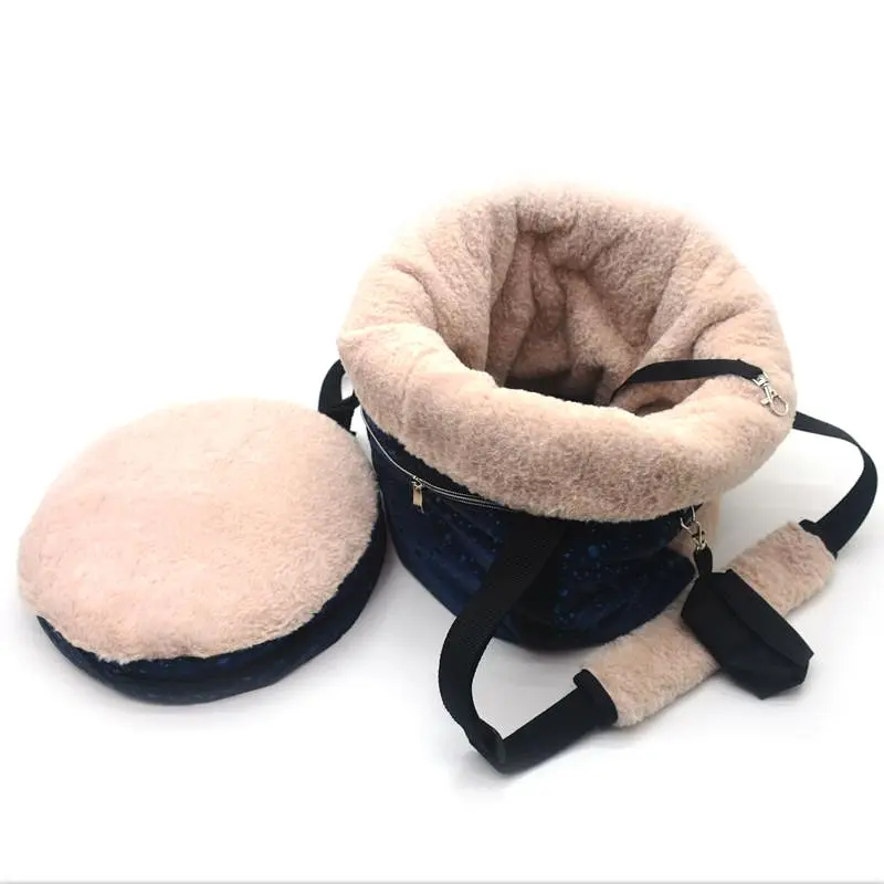 Сумка-матрац для котів та малих собак Zoo-hunt Марсель №1 30х30х35 см синя - фото 2