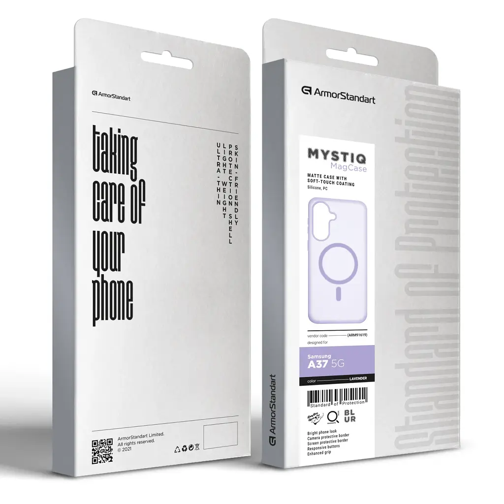 Чохол ArmorStandart Mystiq MagCase для Samsung A37 5G Lavender - фото 3