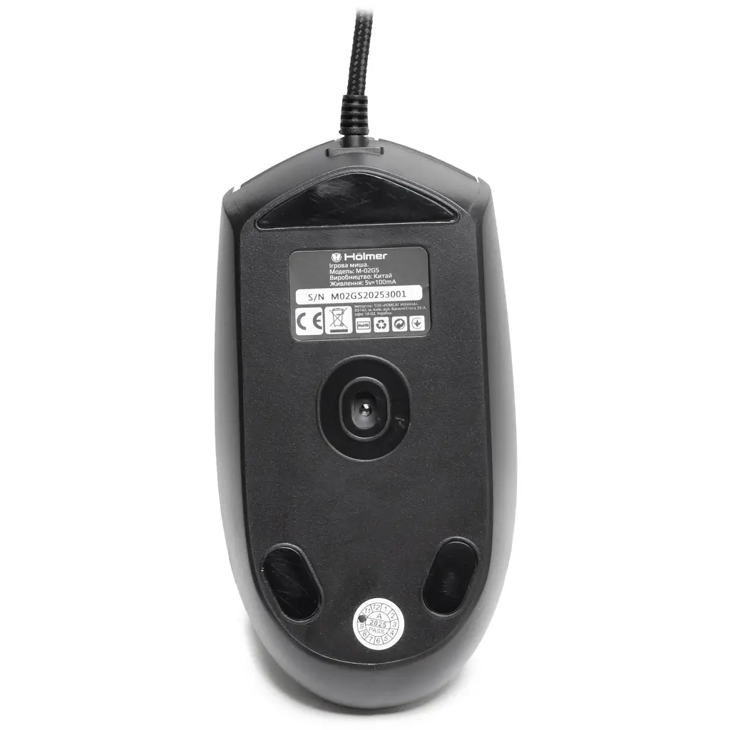 Мишка Hölmer M-02GS USB Black (M-02GS) - фото 2