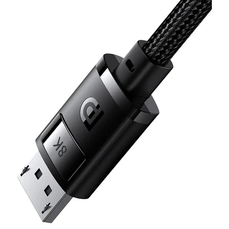 Дата кабель Baseus High Definition Series DP 8K to DP 8K (1.5m) (B00633706111) Cluster Black - фото 3