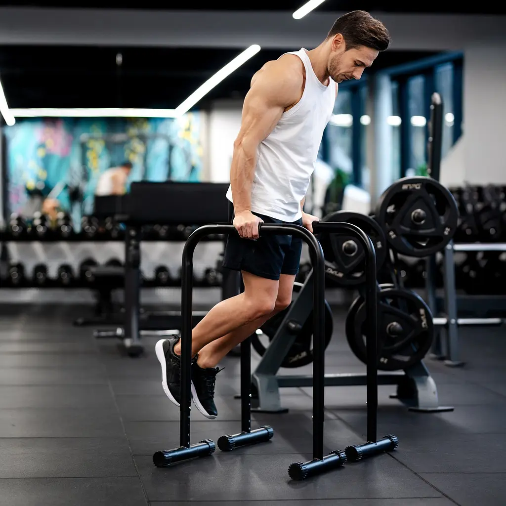 Брусья напольные стационарные Gymtek с регулировкой высоты. - фото 2