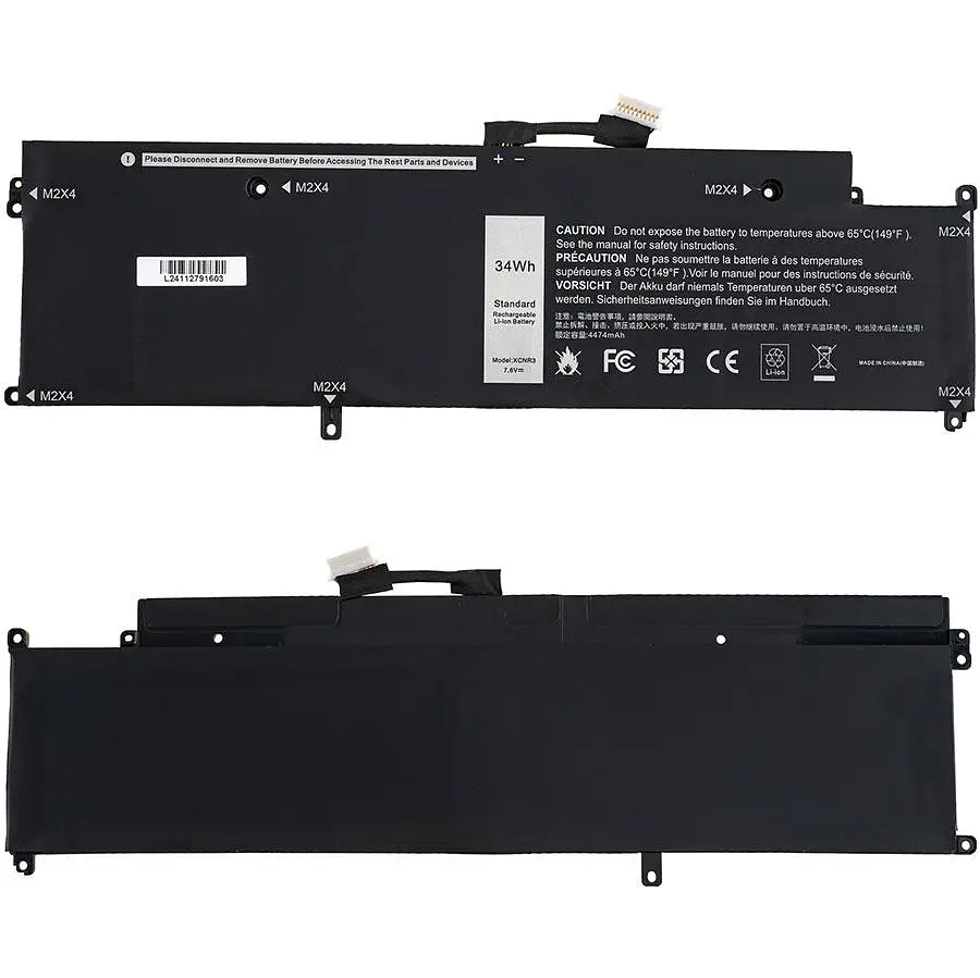 Батарея для ноутбука Dell XCNR3 (Latitude 13: 7370) 7.6V 4400mAh Чорний - фото 2