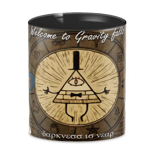Кружка GeekLand Гравіті Фолз Gravity Falls Welcome чорна GF.02.12. - фото 3