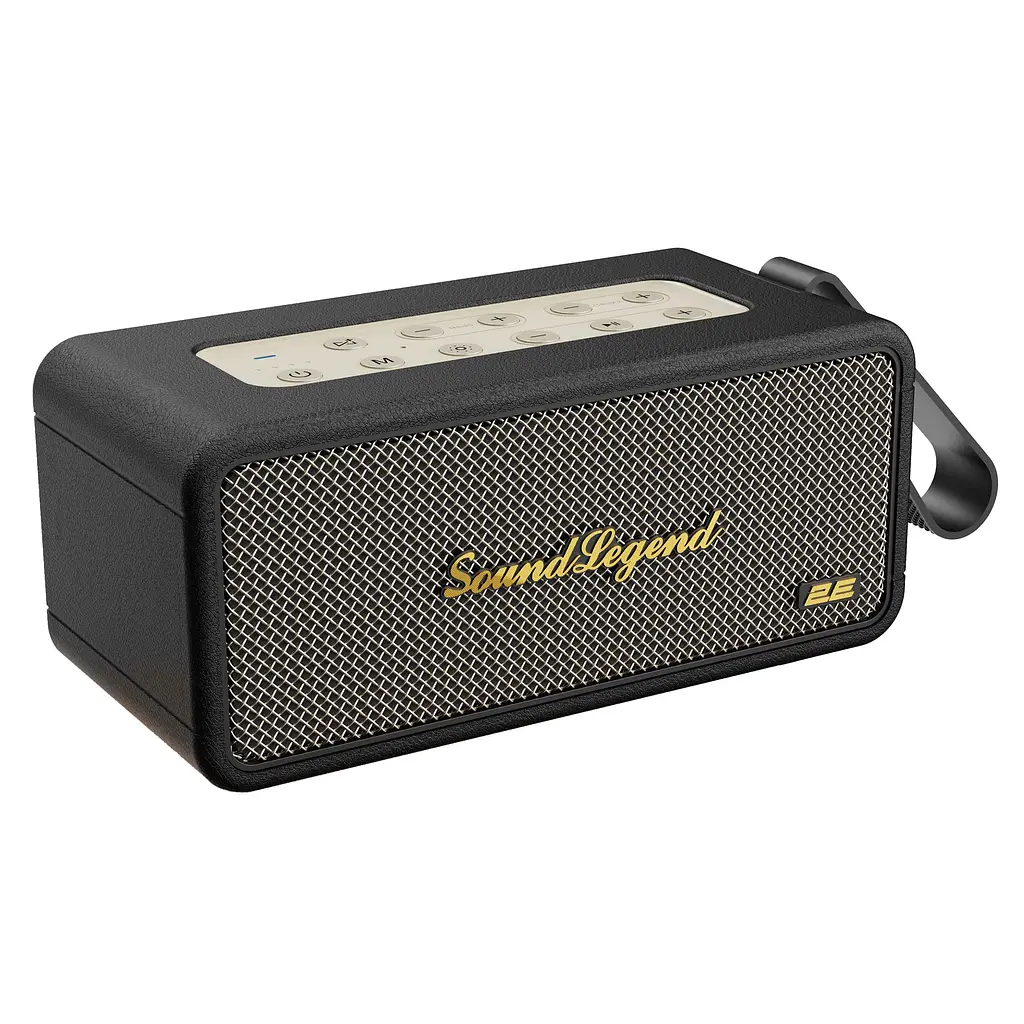 Портативна акустична система 2E SoundLegend 80Вт, BT 5.3, TWS, FLAC, MP3, WAV, EQ, PowerBank, IPX6, RGB, Чорний - фото 3