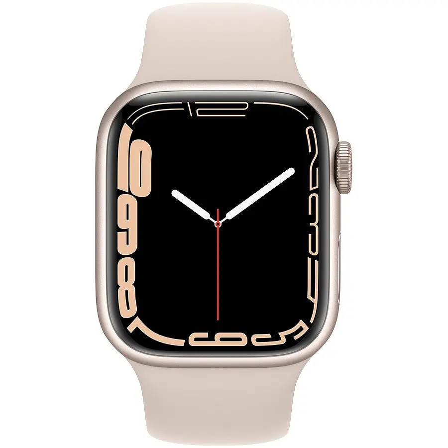 Смарт-годинник Apple Watch Series 7 GPS 41 mm Starlight Sport Band (Grade B) Seller Refurbished - фото 2