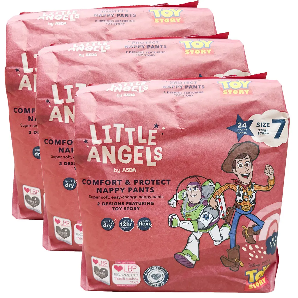 Підгузки-трусики Little Angels Comfort & Protect 7 (17+ кг), 72 шт