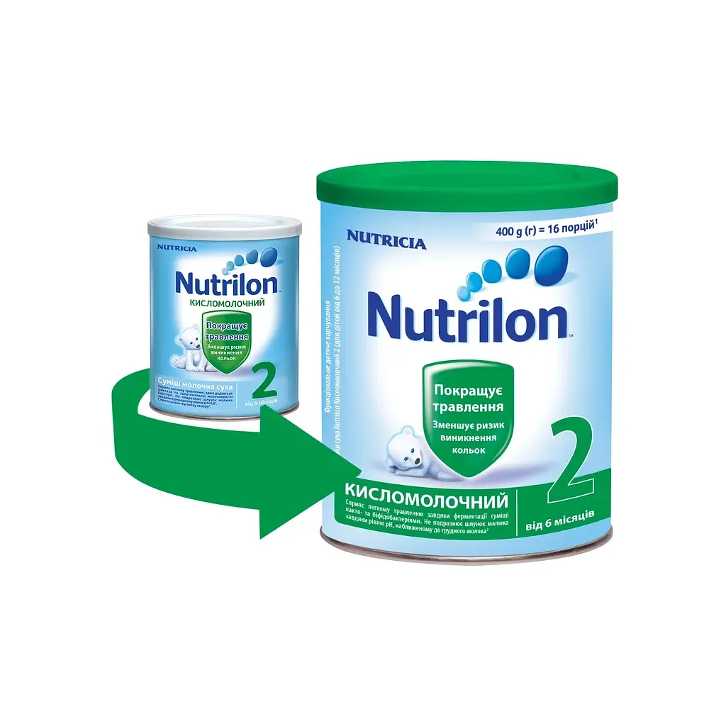 Дитяча суміш Nutrilon Кисломолочна 2 400 г (5900852073281)