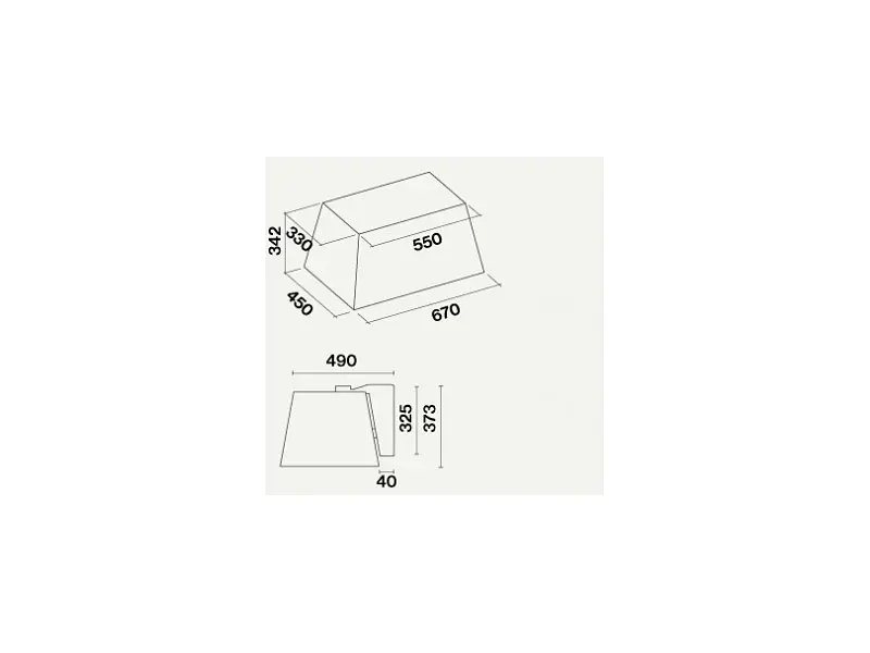Витяжка декоративна Falmec LUMIERE E.ION 67 White (450) (CELN67.E0P6ZZZF441F) - фото 3