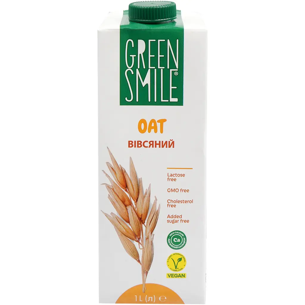 Напій вівсяний Green Smile Oat збагачений кальцієм 2.5% 1 л - фото 2
