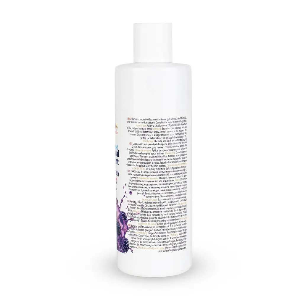 Лубрикант MyLove Aroma Series IntimMassage 2in1 Blackberry, 300 мл - фото 6