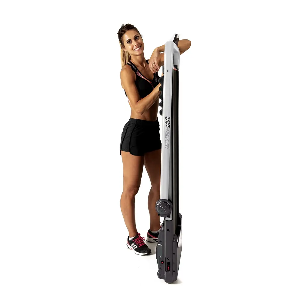 Бігова доріжка Everfit Treadmill TFK 135 Slim Pearl White (TFK-135-SLIM-W) (929877) - фото 5