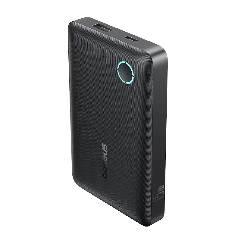 Зовнішній акумулятор Baseus EnerFill FP11 Power Bank 10000mAh 15W Cosmic Black (Includes Simple Type-C to Type-C Cable 20V/3A 30cm Black) (P1008210C123-00) - фото 4