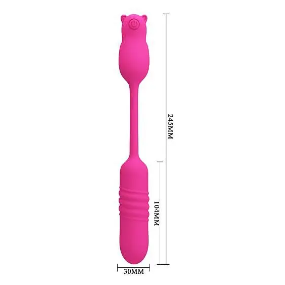 Віброяйце Pretty Love Nobikuma Thursting Bullet Pink - фото 3