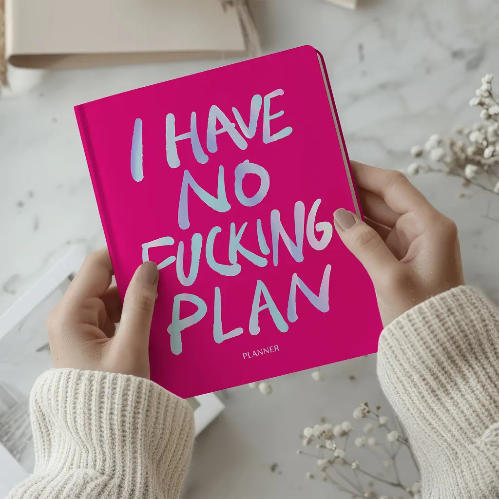 Планер «I HAVE NO PLAN» рожевий - фото 3