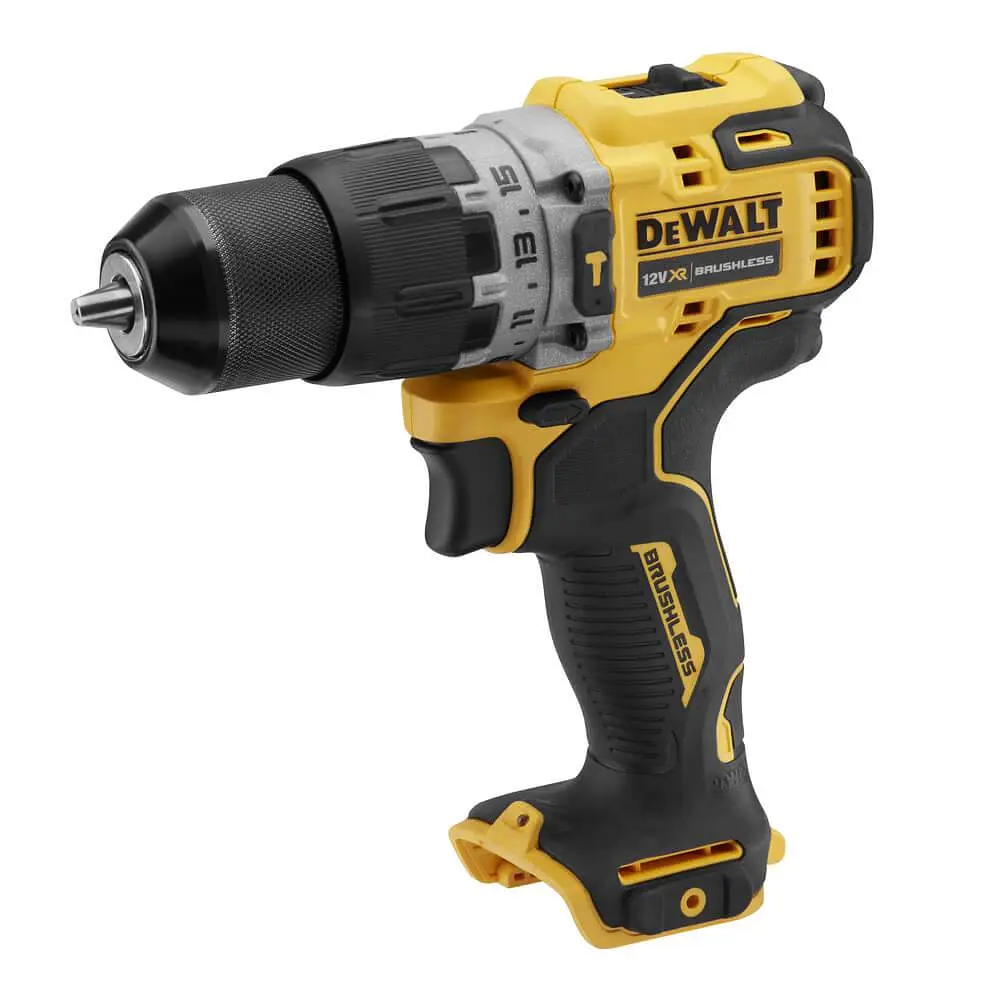 DeWALT Дриль-шурупокрут ударний DeWalt XR Li-Ion 12В акб 2х2А·рік 57.5Нм 425-1500об/хв патрон 10мм кейс 0.96кг - фото 3