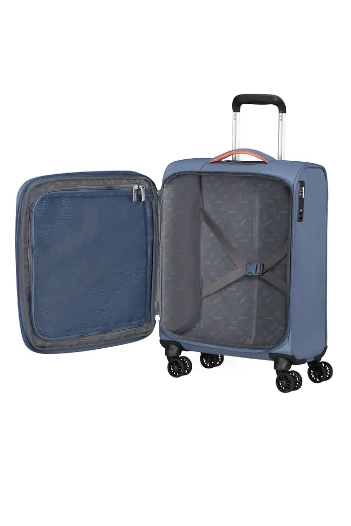 Валіза 55 См American Tourister CLOUDRIDER STONE BLUE 55x40x23(25) MJ4*01004 - фото 2