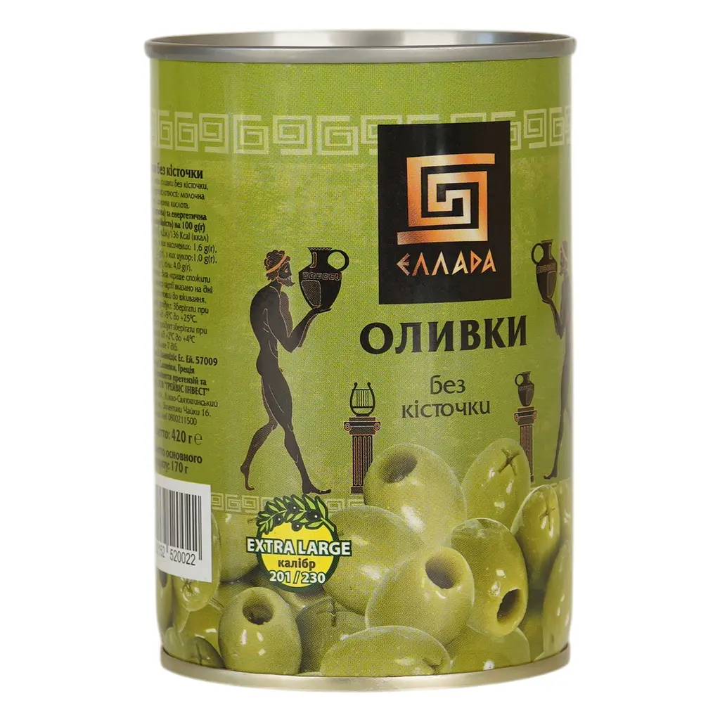 Уцінка. Оливки Ellada Extra Large без кісточки 420 г (873890) - фото 5