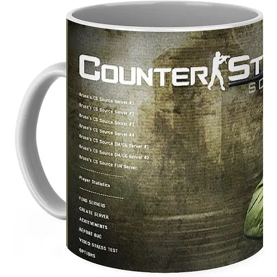 Кухоль GeekLand CS:GO Counter-Strike КС:ГО Контр Страйк sourse BW.02.005 330 мл білий - фото 2