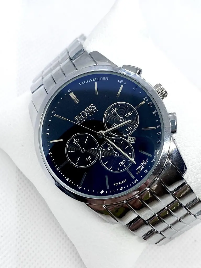 Наручний годинник чоловічий Clockhouse Boss Сріблястий (IBW905SB) - фото 2