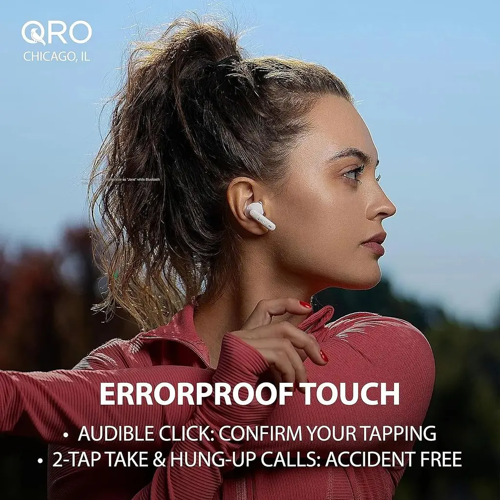 Бездротові навушники Qro A40 Pro Hi-Fi звук для iPhone/Android/Pods Bluetooth 5.3 - фото 4