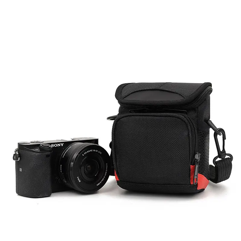 Сумка для фотоапарата Canon 11x14x8 см Чорно-червоний (IBF088BR) - фото 7