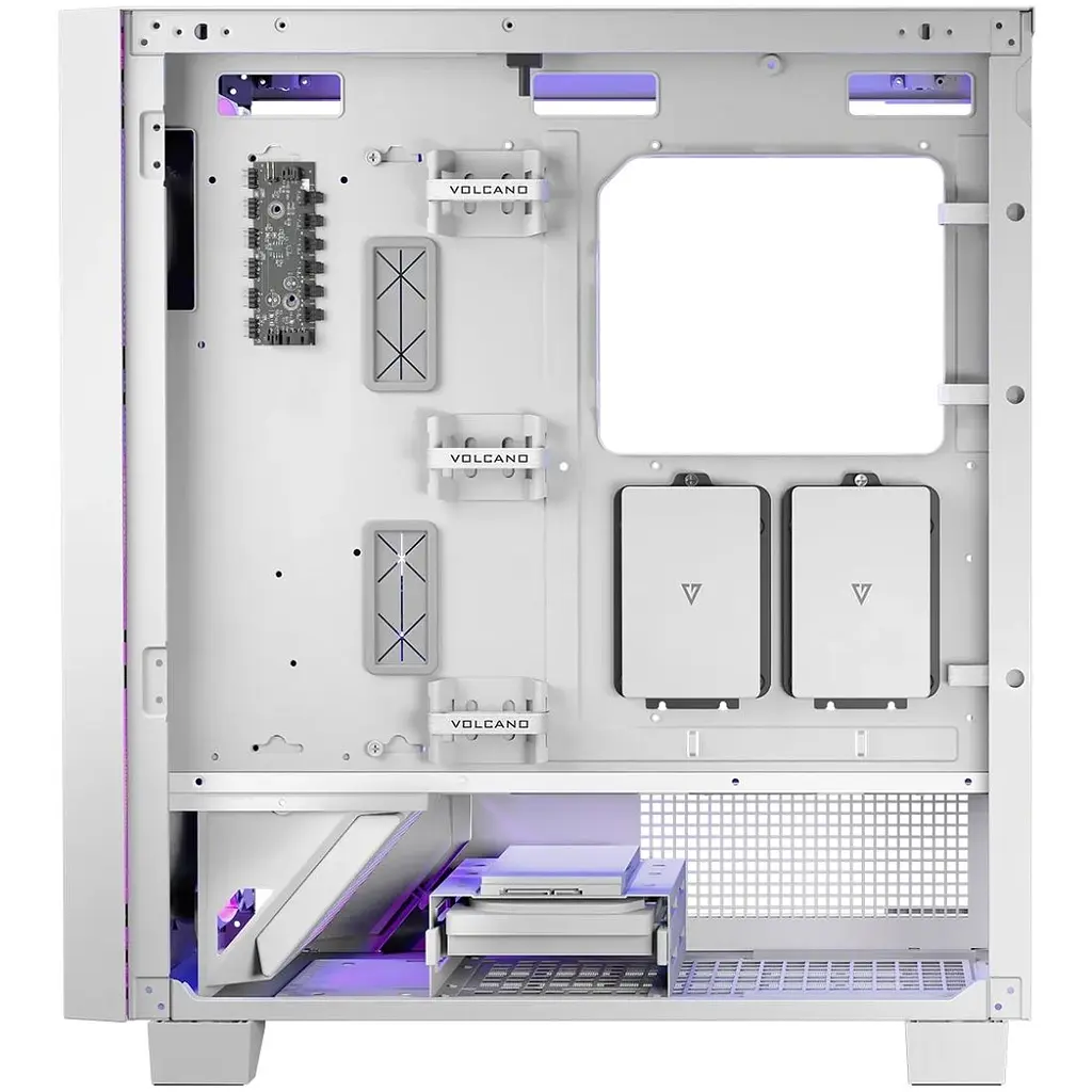 Корпус Modecom VOLCANO PERUN APEX ARGB MIDI WHITE 4x140 мм fans USB 3.0x2+TYPE-C без БЖ ATX (AT-PERUN-4F-ARGB-20-00000) - фото 4