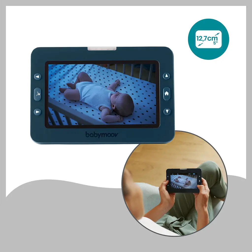 Відеоняня Babymoov YOO Master Plus 5 синя (A014426) - фото 7