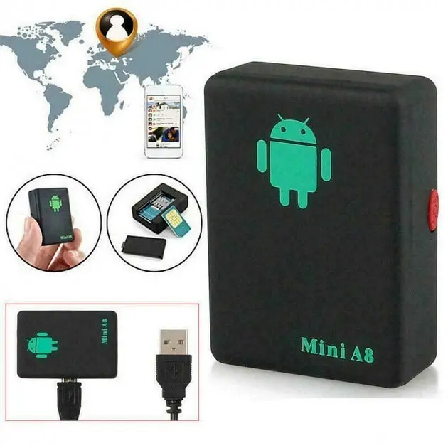 Трекер стеження GPS маячок із вбудованим мікрофоном та SIM карткою на магніті UKC Mini A8 - фото 6