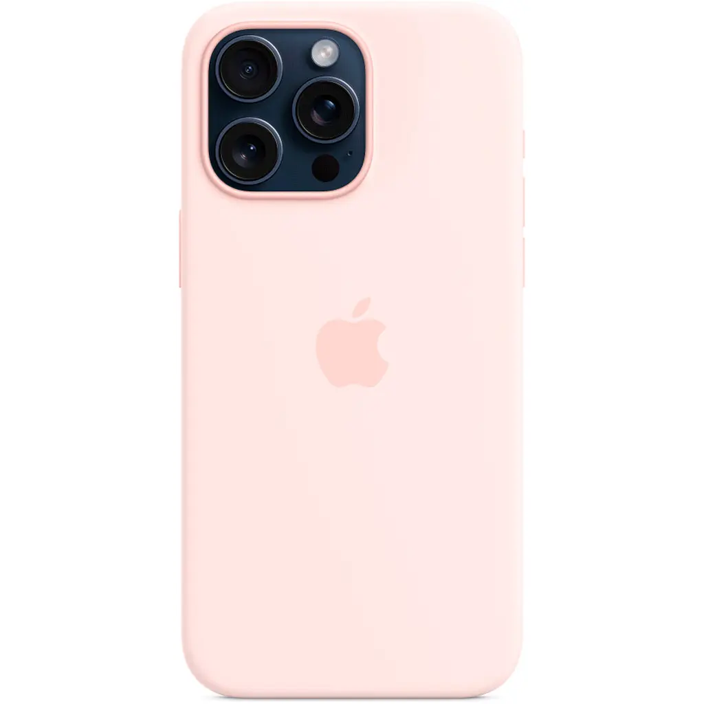 Чохол Silicone Case with MagSafe для Apple iPhone 15 Pro Max Light Pink AAA [93259] - фото 2