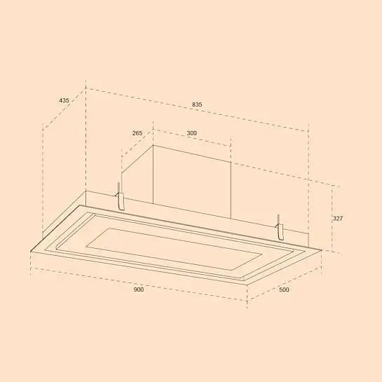 Островная вытяжка Klarstein Remy Brilliant Edition 90см (10035477) - фото 7