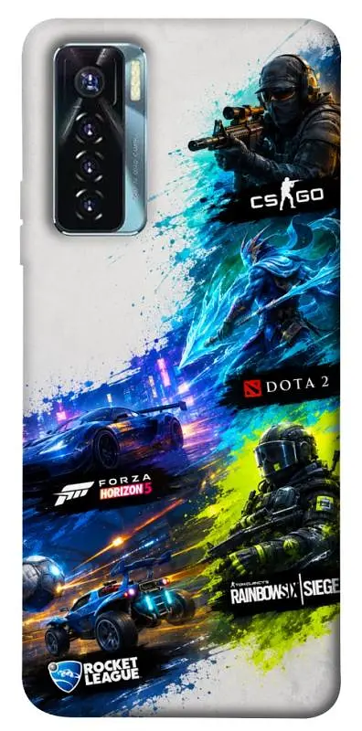 TPU чохол Demsky Full Throttle для TECNO Camon 17 Pro